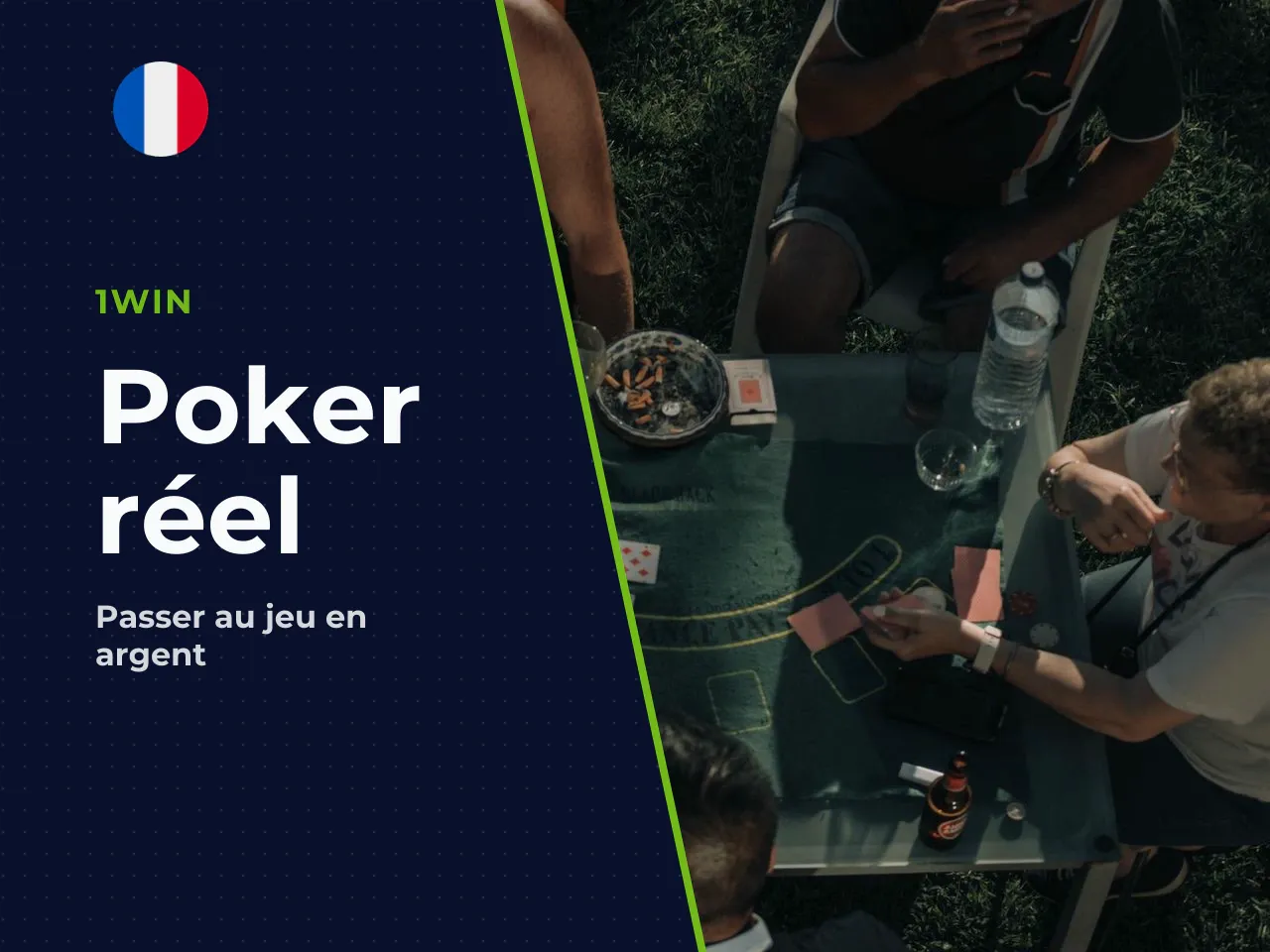 Quand passer au poker en argent réel. Le passage en vrai capital ne s'envisage que si le joueur possède un budget loisir strictement dédié (50 à 100 fois son buy-in habituel), comprend fermement les c