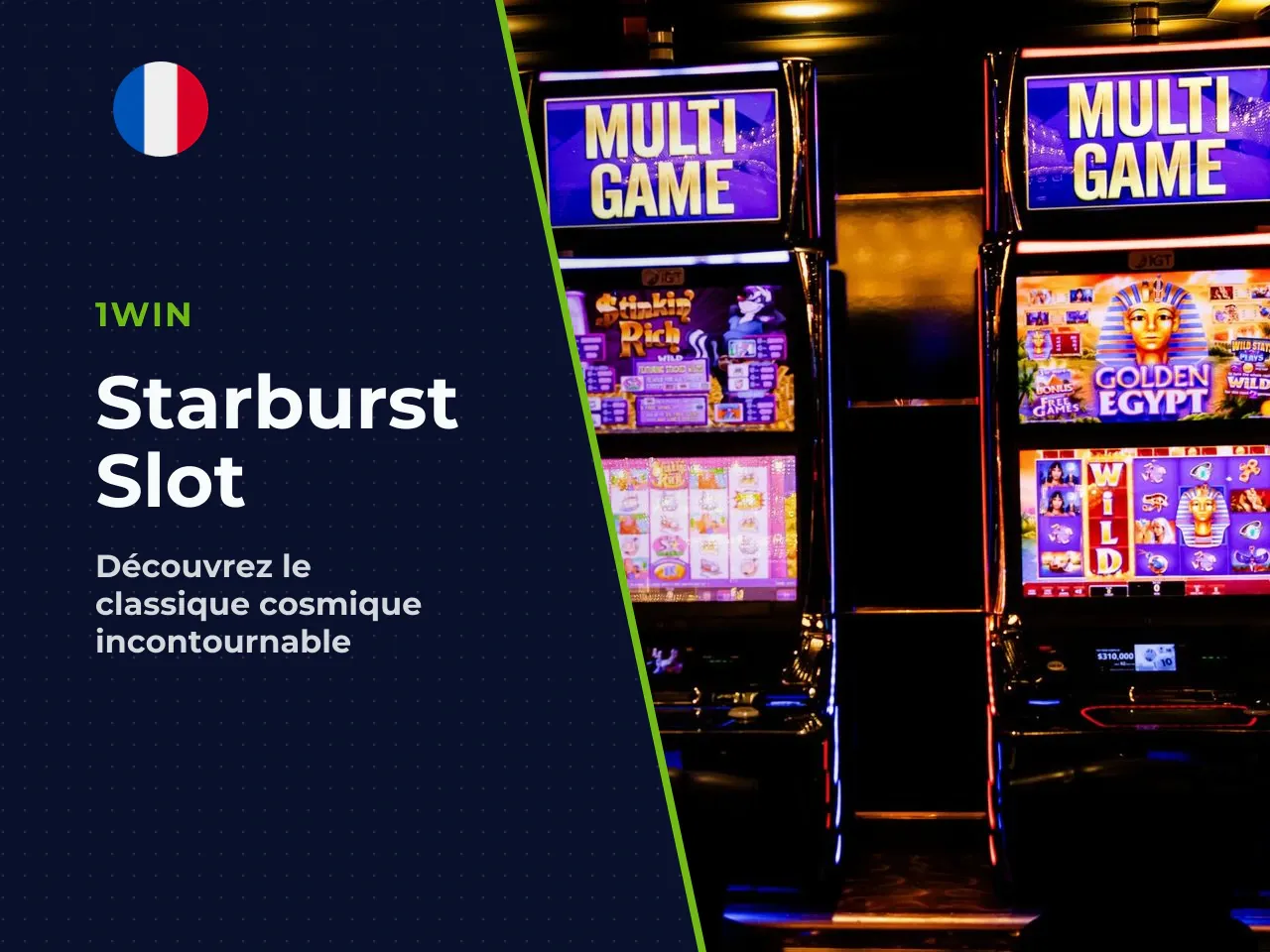 Un classique NetEnt toujours présent dans l'offre iGaming. Starburst est un slot vidéo à thème cosmique, développé par NetEnt (désormais sous l'égide d'Evolution). Il se présente sous la forme d'une g