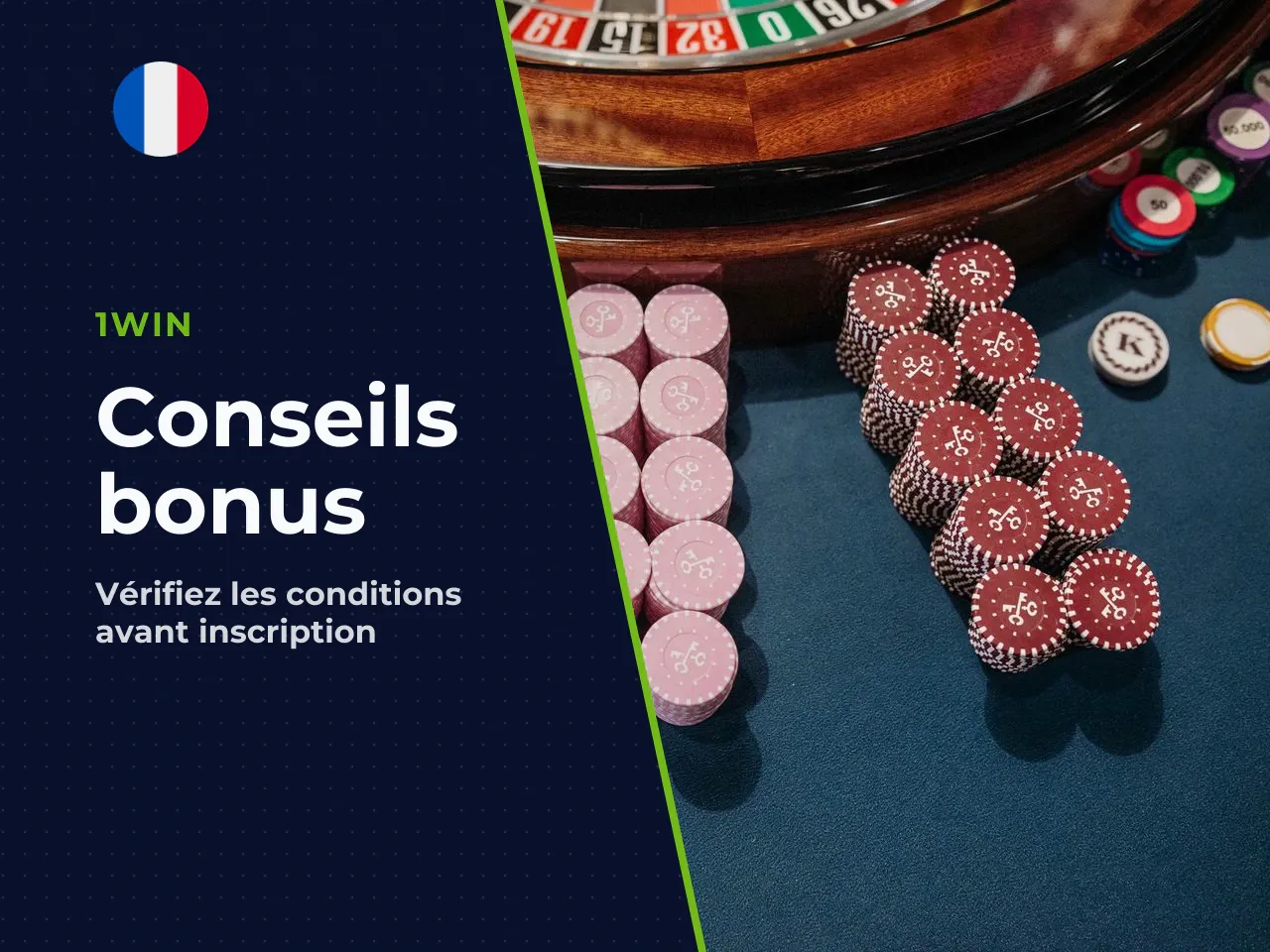 Checkliste avant d'accepter le bonus. Avant de valider votre inscription et votre premier dépôt, vérifiez ces points critiques : - ✅ **Profil complet :** nom, prénom, date de naissance correspondent e